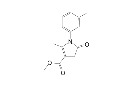 2-Pyrroline-3-carboxylic acid, 2-methyl-3-(3-methylphenyl)-5-oxo-, methyl ester