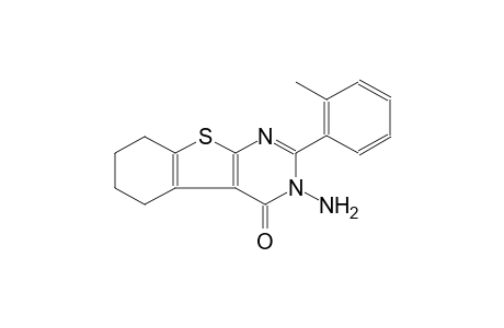 benzo[4,5]thieno[2,3-d]pyrimidin-4(3H)-one, 3-amino-5,6,7,8-tetrahydro-2-(2-methylphenyl)-