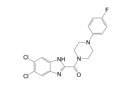 5,6-Dichloro-2-{[4-(4-fluorophenyl)piperazin-1-yl]carbonyl}-1H-benzimidazole