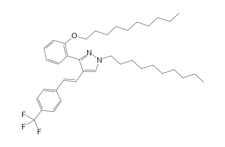 (E)-1-Decyl-3-(2-decyloxyphenyl)-4-(4-trifluoromethylstyryl)-1H-pyrazole