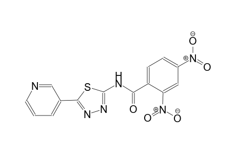 2,4-dinitro-N-[5-(3-pyridinyl)-1,3,4-thiadiazol-2-yl]benzamide