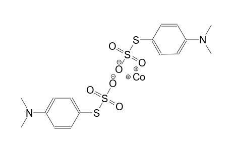cobalt(2+) bis{S-[4-(dimethylamino)phenyl] thiosulfate}