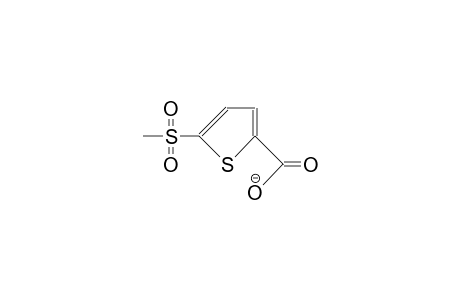 5-Methylsulfonyl-thiophene-2-carboxylic acid, anion