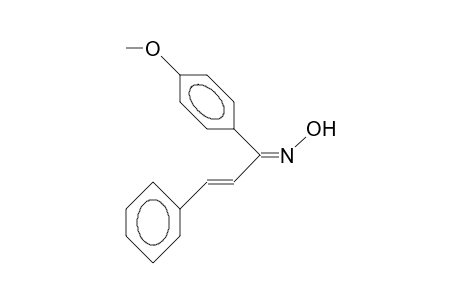 (1E,2E)-1-(4-Methoxyphenyl)-3-phenyl-2-propen-1-one oxime