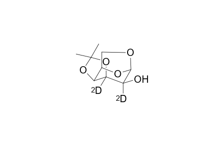 2,3-Dideuterio-1,6-anhydro-3,4-O-isopropylidene-.beta.-D-talopyranose