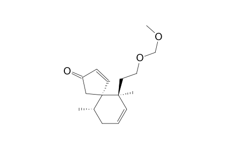 rel-(5R,6S,10S)-6-[2-(methoxymethoxy)ethyl]-6,10-dimethylspiro[4.5]deca-3,7-dien-2-one