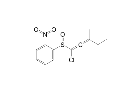 1-Chloro-3-methyl-1-[(2'-nitrobenzene)sulfinyl]-1,2-pentadiene