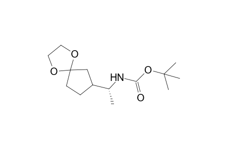 (R)-N-[1-(3,3-Ethylidenedioxycyclopentyl)ethyl]-N-(tert-butoxyoxycarbonyl)amine