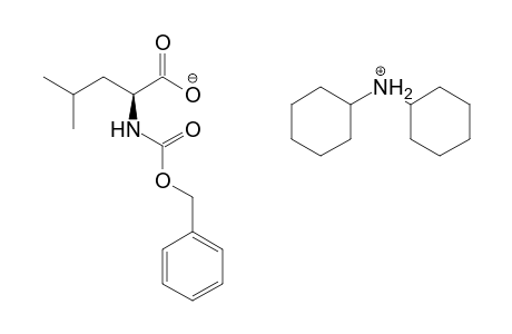 L-N-carboxyleucine, N-benzyl ester, compound with dicyclohexylamine