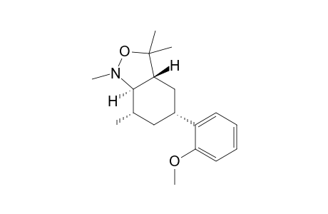 rac-(3aR,5R,7S,7aR)-5-(2-methoxyphenyl)-1,3,3,7-tetramethyloctahydrobenzo[c]isoxazole