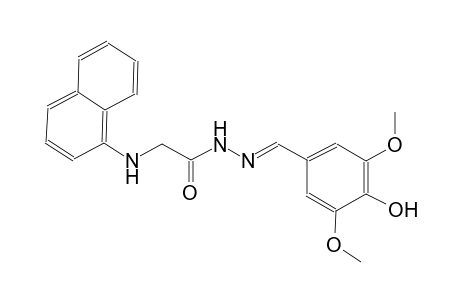 acetic acid, (1-naphthalenylamino)-, 2-[(E)-(4-hydroxy-3,5-dimethoxyphenyl)methylidene]hydrazide