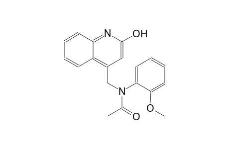 N-[(2-hydroxy-4-quinolinyl)methyl]-N-(2-methoxyphenyl)acetamide