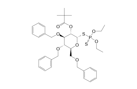 O,O-DIETHYLPHOSPHORODITHIOATE_3,4,6-TRI-O-BENZYL-2-O-PIVALOYL-1-THIO-ALPHA-D-GLYCOPYRANOSIDE