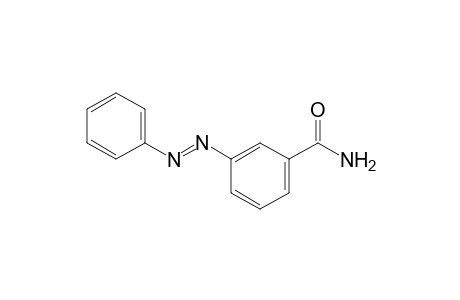 3-(Phenylazo)benzoic acid amide