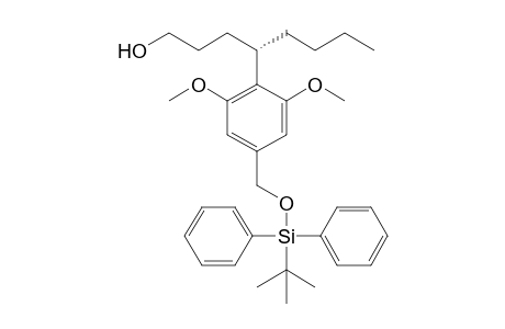 (S)-4-[4-(tert-Butyl-diphenyl-silanyloxymethyl)-2,6-dimethoxy-phenyl]-octan-1-ol