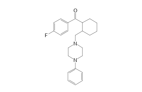 1-[(2'-(4"-Fluorobenzoylcyclohex-1'-yl)methylene]-4-phenylpiperazine