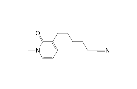3-Pyridinehexanenitrile, 1,2-dihydro-1-methyl-2-oxo-