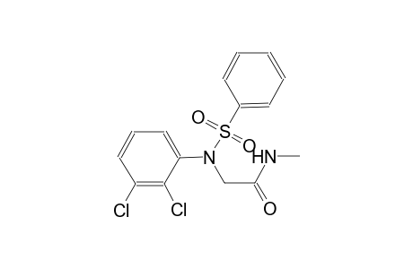 2-[2,3-Dichloro(phenylsulfonyl)anilino]-N-methylacetamide