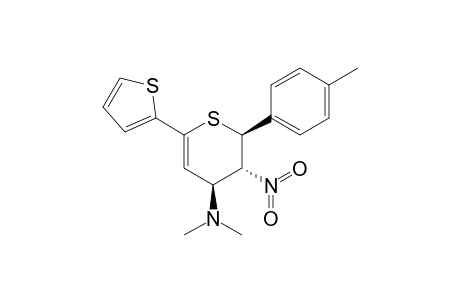 (2S,3R,4S)-N,N-dimethyl-2-(4-methylphenyl)-3-nitro-6-thiophen-2-yl-3,4-dihydro-2H-thiopyran-4-amine