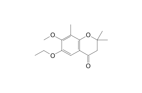 6-Ethoxy-7-methoxy-2,2,8-trimethyl-4-chromanone