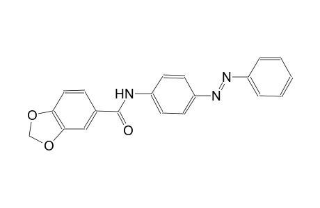 N-{4-[(E)-2-phenyldiazenyl]phenyl}-1,3-benzodioxole-5-carboxamide