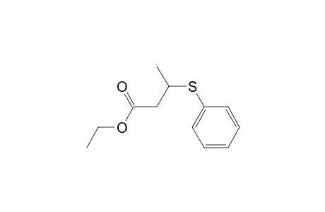 Butanoic acid, 3-(phenylthio)-, ethyl ester