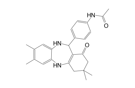 N-[4-(3,3,7,8-tetramethyl-1-oxo-2,3,4,5,10,11-hexahydro-1H-dibenzo[b,e][1,4]diazepin-11-yl)-phenyl]-acetamide