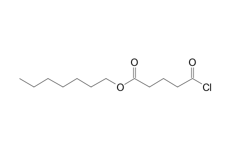 Glutaric acid, monochloride, heptyl ester