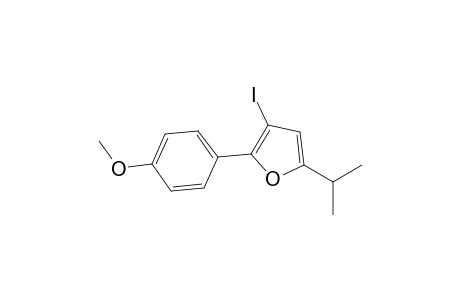 3-iodo-5-isopropyl-2-(4-methoxyphenyl)furan
