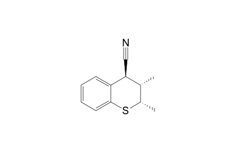 2H-1-Benzothiopyran-4-carbonitrile, 3,4-dihydro-2,3-dimethyl-, (2.alpha.,3.alpha.,4.beta.)-