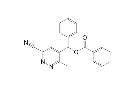 3-Pyridazinecarbonitrile, 5-[(benzoyloxy)phenylmethyl]-6-methyl-