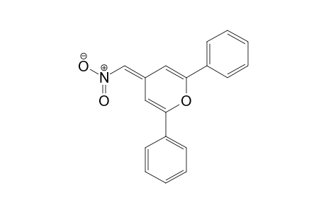 4H-pyran, 4-(nitromethylene)-2,6-diphenyl-