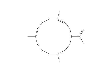 4,8,12-TRIMETHYL-1-(1-METHYLETHENYL)-3,7,11-CYCLOTETRADECATRIENE;CEMBRENE-A