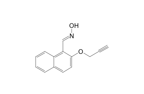 (E)-2-(Prop-2-ynyloxy)naphthalene-1-carbaldehyde oxime