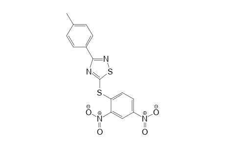 5-(2,4-dinitrophenylthio)-3-p-tolyl-1,2,4-thiadiazole