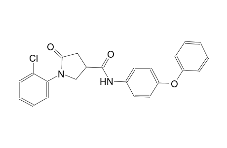 3-pyrrolidinecarboxamide, 1-(2-chlorophenyl)-5-oxo-N-(4-phenoxyphenyl)-