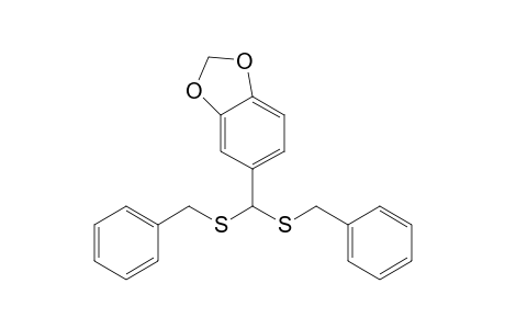 5-[bis(benzylsulfanyl)methyl]-1,3-benzodioxole