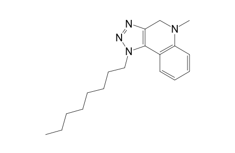 5-Methyl-1-n-octyl-4,5-dihydro-1H-[1,2,3]triazolo[4,5-c]quinoline