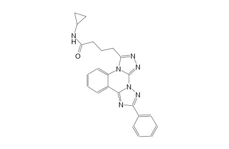 di[1,2,4]triazolo[4,3-a:1,5-c]quinazoline-3-butanamide, N-cyclopropyl-10-phenyl-
