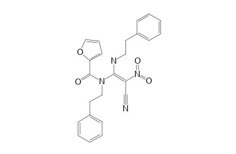 N-(2-CYANO-2-NITRO-1-(2-PHENYLETHYLAMINO)-ETHENYL)-N-((2-PHENYLETHYL)-AMINO)-FURAN-2-CARBOXAMIDE