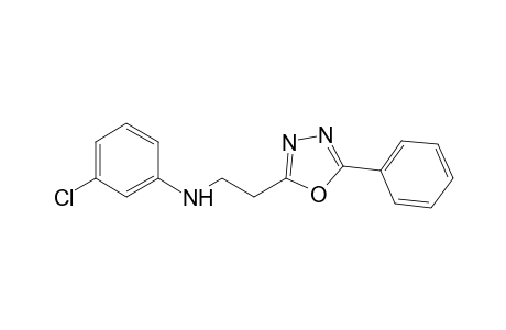 2-[2-(m-chloroanilino)ethyl]-5-phenyl-1,3,4-oxadiazole