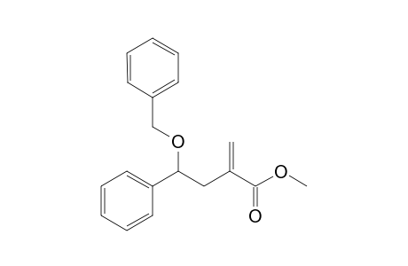Mehyl 2-(2-benzyloxy-2-phenylethyl)propenoate