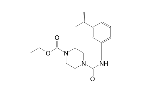ethyl 4-({[1-(3-isopropenylphenyl)-1-methylethyl]amino}carbonyl)-1-piperazinecarboxylate