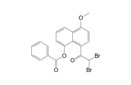 4-Methoxy-1-(dibromoacetyl)-8-benzoyloxynaphthalene