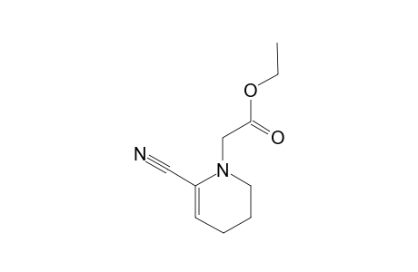 1-(CARBETHOXYMETHYL)-2-CYANO-1,4,5,6-TETRAHYDROPYRIDINE
