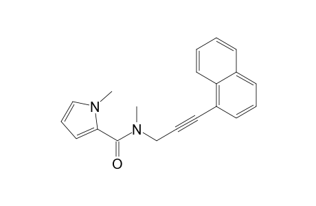 1-Methyl-1H-pyrrole-2-carboxylic acid methyl-(3-naphthalen-1-ylprop-2-ynyl)amide