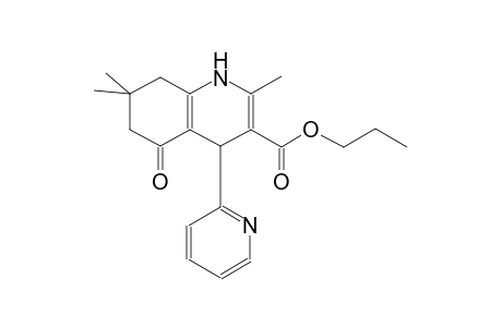 propyl 2,7,7-trimethyl-5-oxo-4-(2-pyridinyl)-1,4,5,6,7,8-hexahydro-3-quinolinecarboxylate