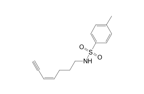 N-[(Z)-hept-4-en-6-ynyl]-4-methyl-benzenesulfonamide