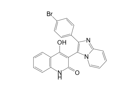 3-(2-(4-Bromophenyl)imidazo[1,2-a]pyridin-3-yl)-4-hydroxyquinolin-2(1H)-one