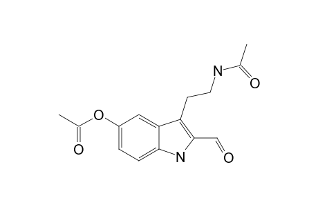 3-(2-Acetylaminoethyl)-2-formyl-1H-indol-5-yl acetate